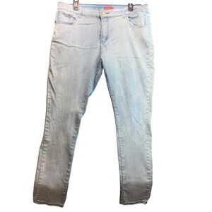 O.S.C. Premium Collection Jeans Womens 20 Light Blue Light Wash Straight Casual